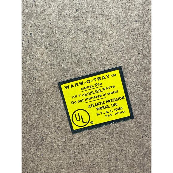 Vintage Warm-O-Tray Blue Cornflower Party Hostess Warming Tray - Picture 7 of 11